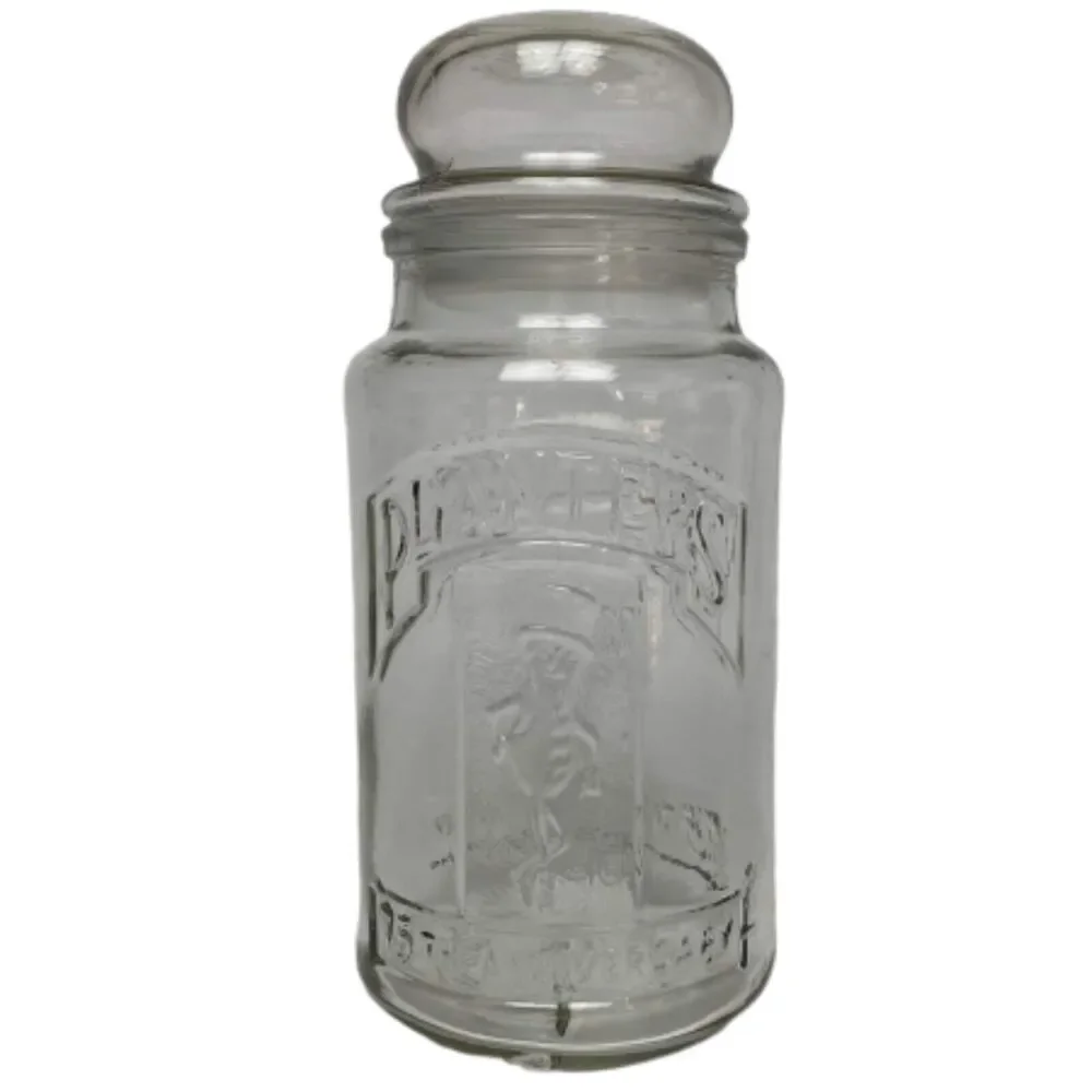 Vintage Planter's Mr. Peanut 75th Anniversary Glass Bottle Apothecary Jar 1981